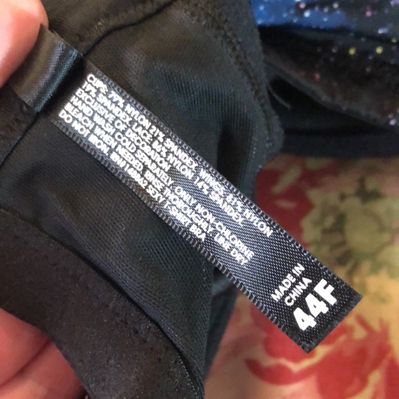 TORRID Size 44F Universe OuterSpace Soft Padded Underwire Black Print $59 NEW - Picture 12 of 16